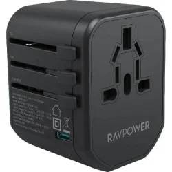 Ravpower Pd Pioneer 20W 3-Port Travel Charger - Black